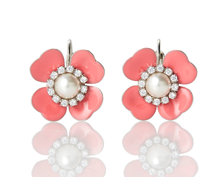 Crimson Fiori Earrings