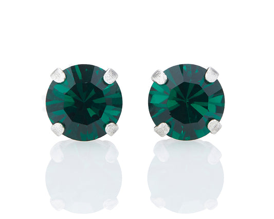 Emerald Crystal Studs