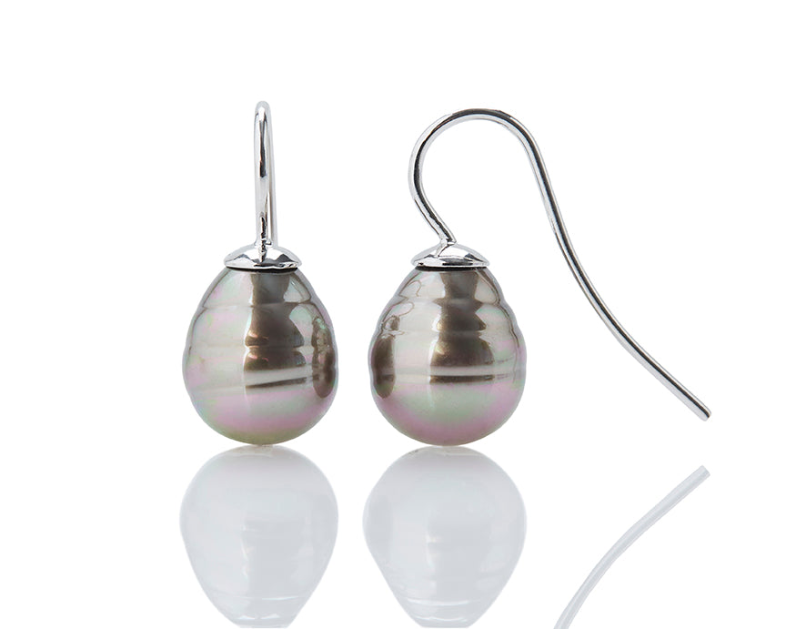 Tahitian Small Teardrop Pearl Earrings