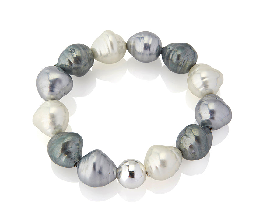 Multi Baroque Pearl Bracelet